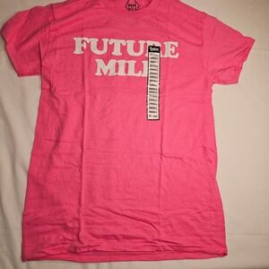 Danny Duncan Future MILF Pink Graphic T-Shirt Small New Spencers